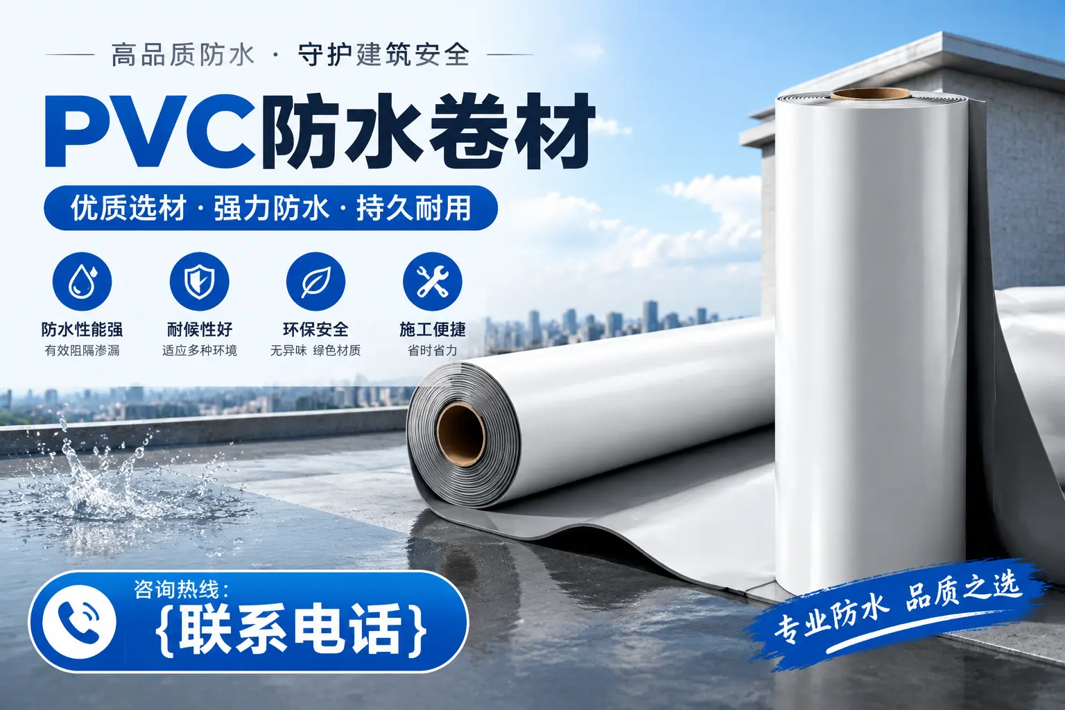 PVC防水卷材的选购技巧与注意事项，助您在杭州找到合适产品